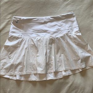 White Lululemon tennis skirt